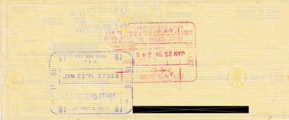 Vincent Price - signed check