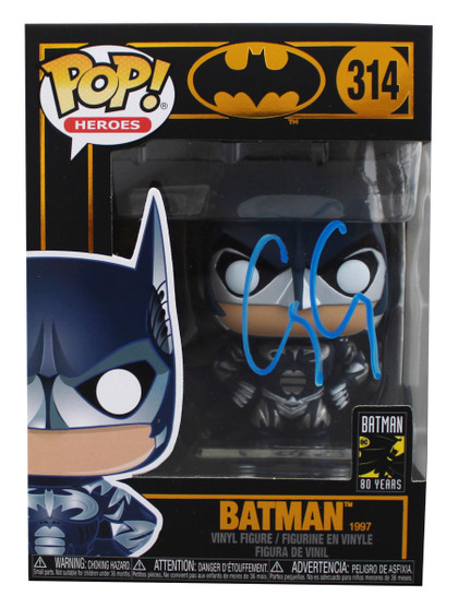 George Clooney Batman & Robin Signed Batman #314 Funko Pop Figure BAS #BQ48267