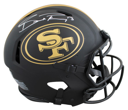 49ers Brock Purdy Signed Eclipse Full Size Speed Proline Helmet BAS Witnessed