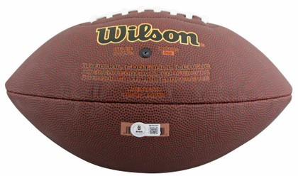 Steelers Jack Sawyer Signed Wilson Super Grip Football W/ Case BAS Witnessed