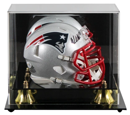 Patriots Wes Welker Authentic Signed Speed Mini Helmet W/ Case JSA Witnessed