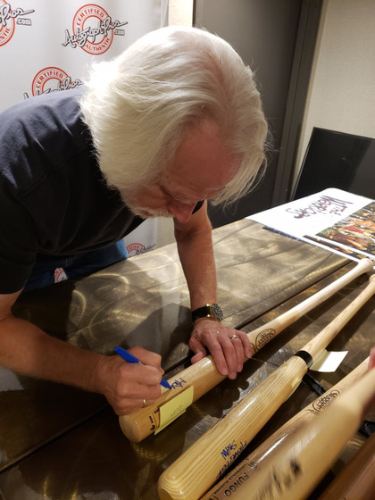 Warriors Cast Signed X7 Baseball Bat James Remar +6 Exact Proof