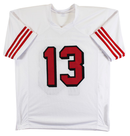 Brock Purdy Authentic Signed White Pro Style Jersey w/ Dropshadow BAS Witnessed