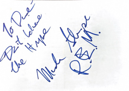 Michael Stipe Hand-Signed Fan Correspondence