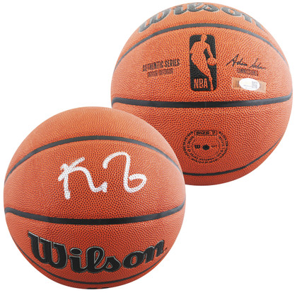 Celtics Kevin Garnett Authentic Signed Wilson I/O Basketball w/ Case JSA Witness