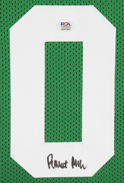 Robert Parish Authentic Signed Green Pro Style Framed Jersey Autographed PSA/DNA