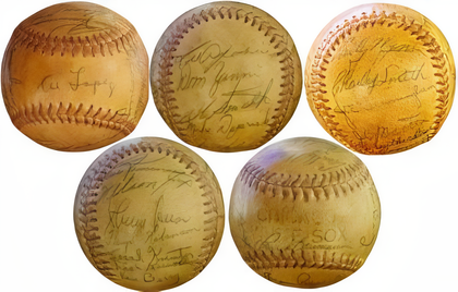 1962 Chicago White Sox Team Signed Baseball  28 Sigs  Beckett Review  Al Lopez/Early Wynn/Nellie Fox/Luis Aparicio