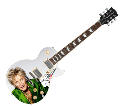 Rod Stewart Signed Album Lp Cd Photo Guitar ACOA Version 2
