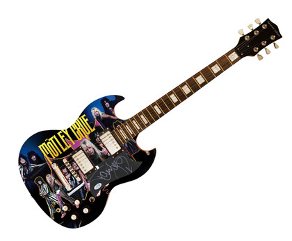 Tommy Lee Signed Autographed Motley Crue Custom Photo Graphics Guitar ACOA ACOA Version 1