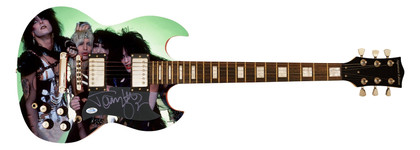 Tommy Lee Signed Autographed Motley Crue Custom Photo Graphics Guitar ACOA ACOA Version 2