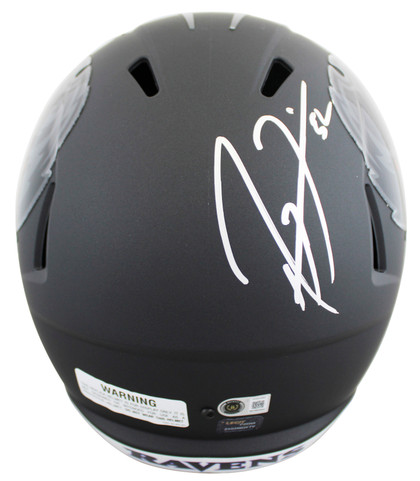 Ravens Ray Lewis Signed 2026 On-Field Alt F/S Speed Rep Helmet W/ Case BAS Wit