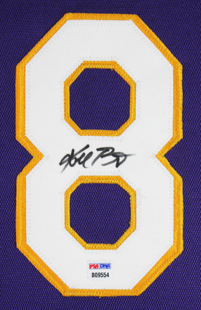 Lakers Kobe Bryant Authentic Signed Purple Reebok Framed Jersey PSA/DNA #B09554