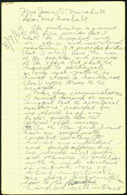 Bobby (Robert T) Jones Signed 3 Page Hand Written 1963 Letter PSA/DNA #Z05381
