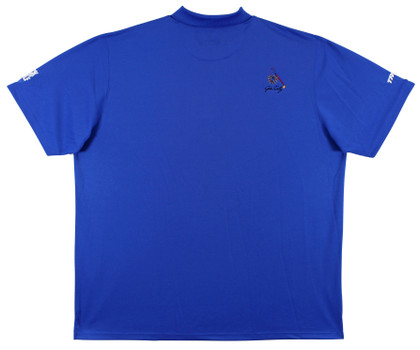 John Daly Authentic Signed Match Worn Blue Loudmouth Polo Shirt BAS #BH00365