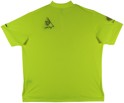 John Daly Signed Match Worn Yellow  Adidas Climalite Polo Shirt BAS #BH00367