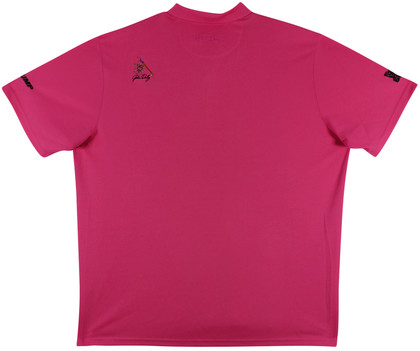John Daly Signed Match Worn Pink FOH Loudmouth Polo Shirt BAS #JD36BH00342