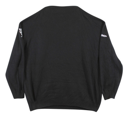John Daly Signed Match Worn Black Johnstons of Elgin Cashmere Sweater BAS