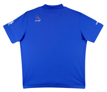 John Daly Authentic Signed Match Worn Blue Loudmouth Polo Shirt BAS #BK84736