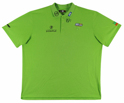 John Daly Authentic Signed Match Worn Green Loudmouth Polo Shirt BAS #BK84764