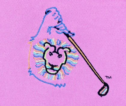 John Daly Authentic Signed Match Worn Pink Loudmouth Polo Shirt BAS #BK84760