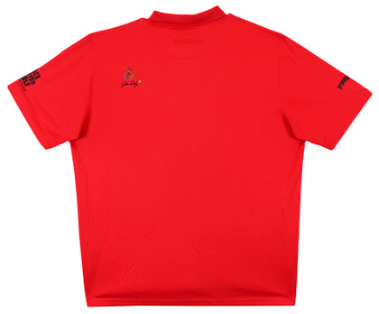 John Daly Authentic Signed Match Worn Red Loudmouth Polo Shirt BAS #BK84731