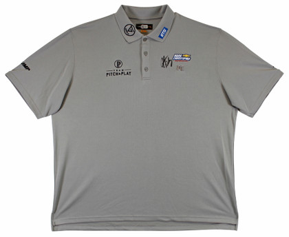 John Daly Authentic Signed Match Worn Grey Loudmouth Polo Shirt BAS #BK84751
