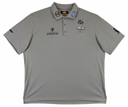 John Daly Authentic Signed Match Worn Grey Loudmouth Shirt BAS #BK84748