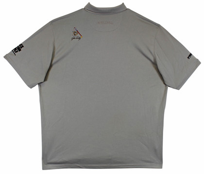 John Daly Authentic Signed Match Worn Grey Loudmouth Shirt BAS #BK84748