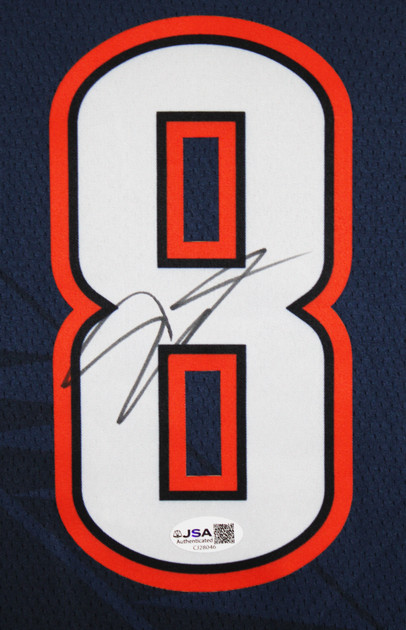 Thunder Jalen Williams Signed 2025 Navy Nike City Ed. Swingman Framed Jersey JSA