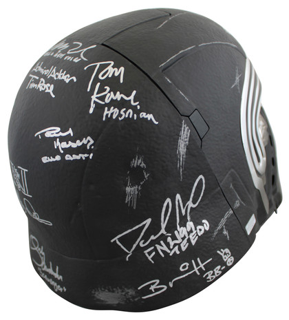 Star Wars (13) Driver, Herring, Towersey, Rose  Signed Kylo Ren FS Helmet BAS