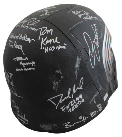 Star Wars (19) Driver, Ridley, Daniels, Mayhew, Signed Kylo Ren FS Helmet BAS
