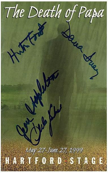 Death of Papa Cast Autographed Program Jean Stapleton Signed Playbill