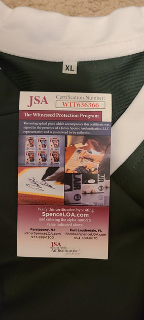 The New York Sack Exchange Signed Football Jersey JSA Witness ITP JSA