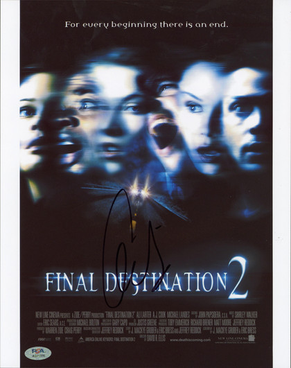 Ali Larter Final Destination 2 Authentic Signed 11x14 Photo PSA/DNA #AQ71576
