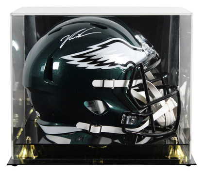 Eagles Jalen Carter Signed Full Size Speed Rep Helmet W/ Case JSA Witness