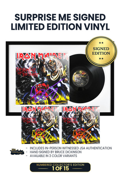 The Number of the Beast Signed Vinyl