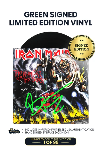 The Number of the Beast Signed Vinyl