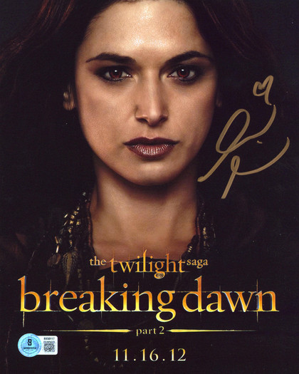 Andrea Gabriel Twilight Authentic Signed 8x10 Vertical Photo Autographed BAS 1