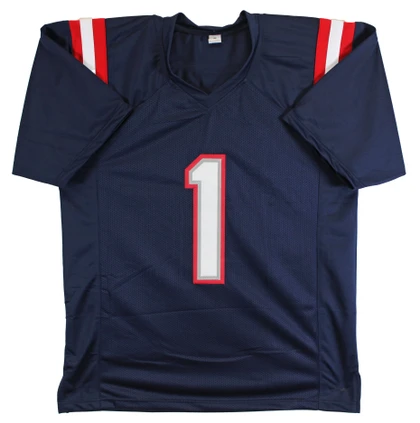 A.J. Brown Authentic Signed Navy Pro Style Jersey Autographed BAS Witnessed