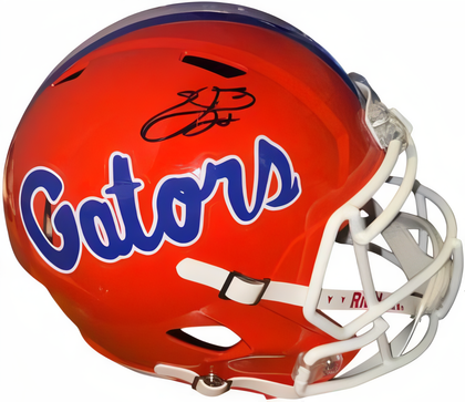 Emmitt Smith Signed Florida Gators Riddell Fs Rep Helmet #22 Imperfect  Beckett/Prova Holograms