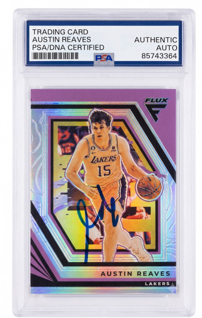 2022-2023 FLUX PRIZM AUSTIN REAVES AUTO PSA/DNA AUTH PSA