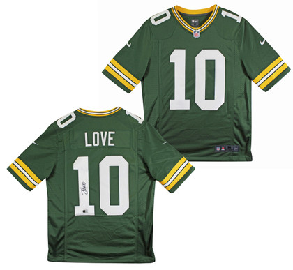Packers Jordan Love Authentic Signed Green Nike Limited Jersey BAS Witnessed