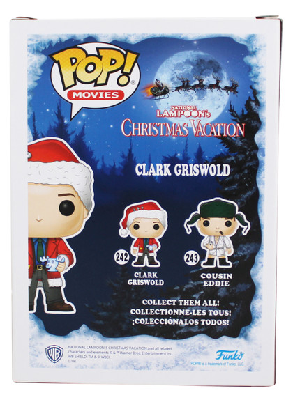 Chevy Chase Christmas Vacation Signed #242 Funko Pop Figure BAS #BL11737