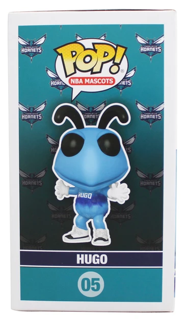 Hornets Larry Johnson Authentic Signed #05 Hugo Funko Pop BAS Wit #2W567969