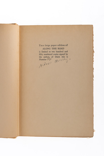 Along the Road: Notes and Essays of a Tourist