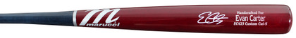 Rangers Evan Carter Signed Marucci Player Model Baseball Bat BAS Wit #1W234635