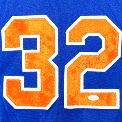 Steven Matz Signed New York Grey Baseball Jersey (JSA) Version 1