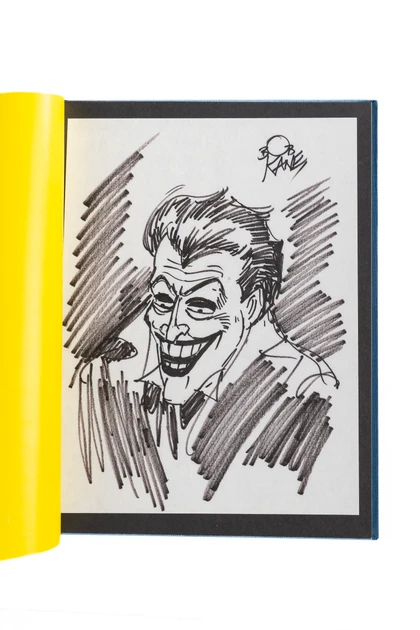 Bob Kane Signed Limited Edition of Batman & Me – With Rare Joker Sketch