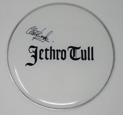 Jethro Tull Signed Drumhead