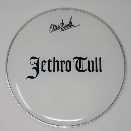 Jethro Tull Signed Drumhead